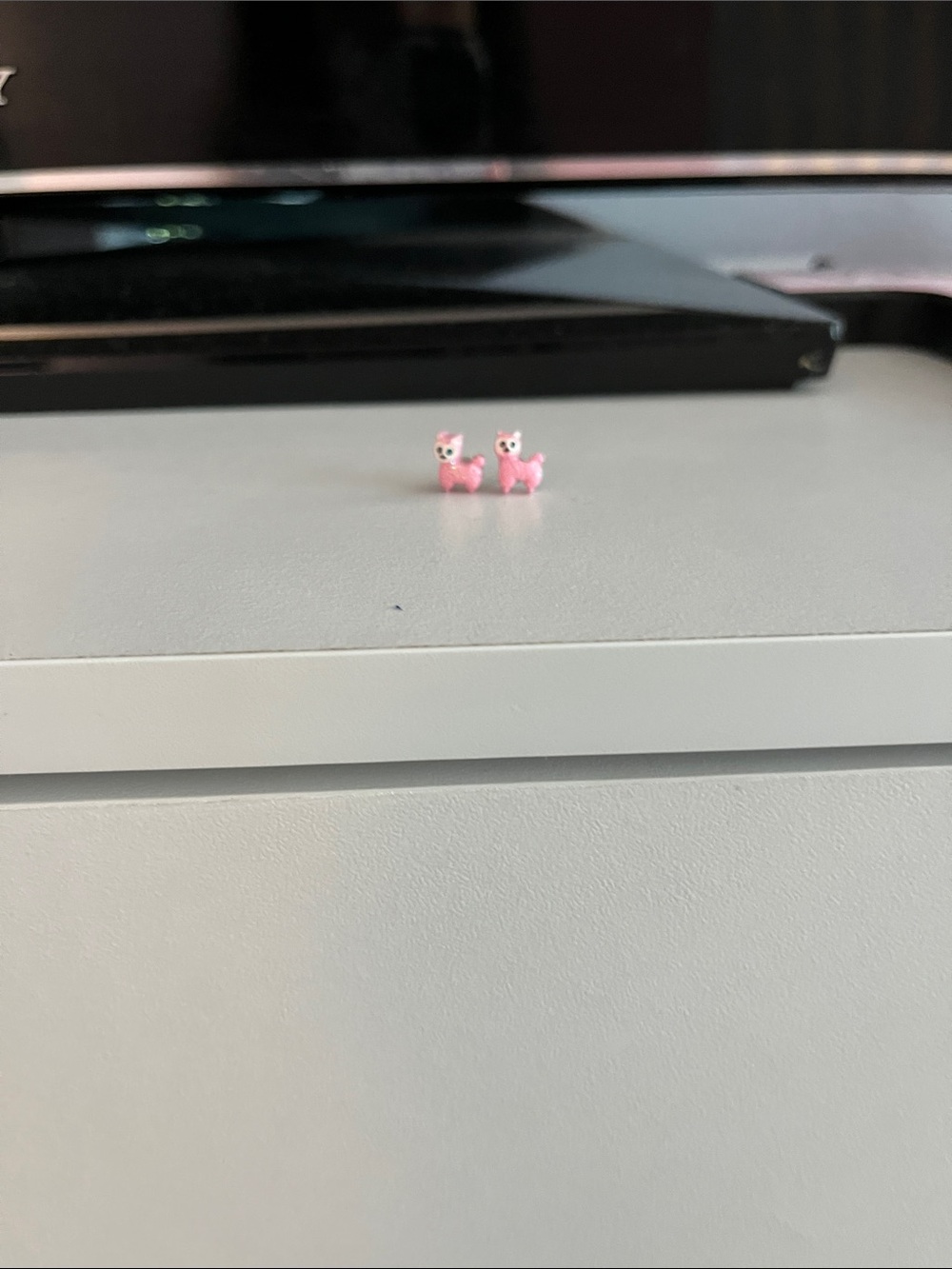 Sony Pink Animal Stud Earrings for Kids